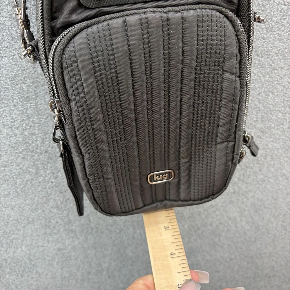 Lug Crossbody Bag Womens Black Skeeter Mini B Quilted Travel Pockets